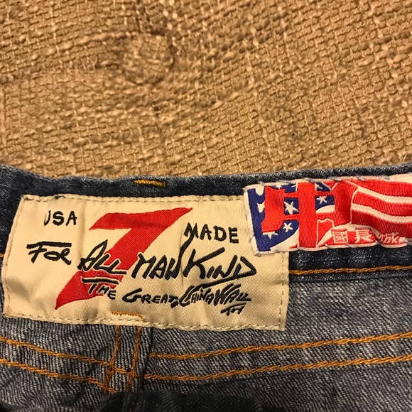 7 FAM denim skirt - Picture 4 of 5